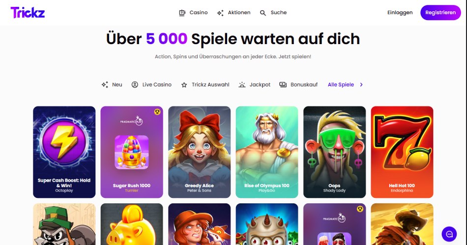 Trickz Casino Schweiz
